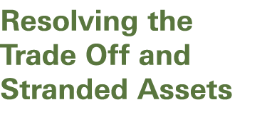 Resolving the Trade Off and Stranded Assets